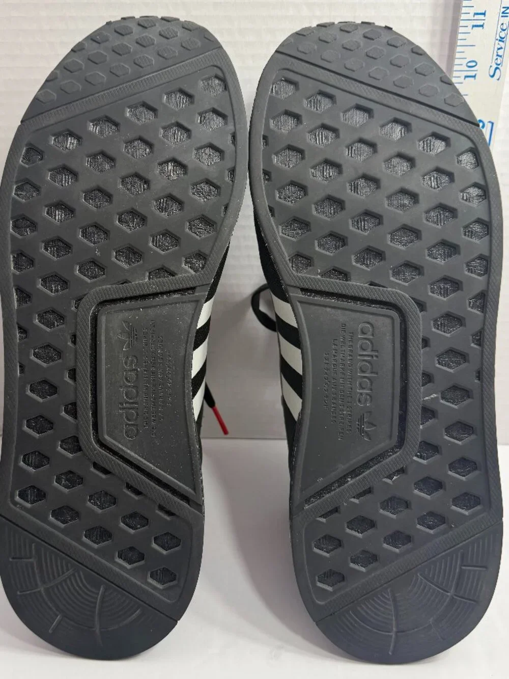 Adidas NMD_R1 V2 (ID2852) 'Japanese Print' Black Red Mens 10.5 Trainers UK 10